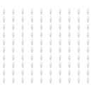 100 PCS WHITE Plastic Swivel LAUNDRY HOOK-CLIPS Clothes Pin Display Store Fixture