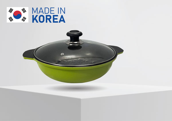 11'' (28cm) 3D Diamond Coating Nonstick Jumbo Wok Cookware