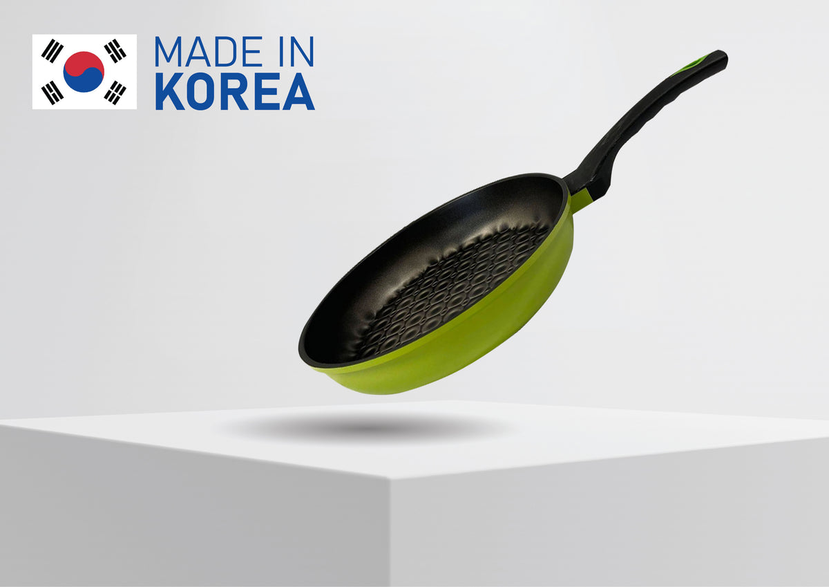 11'' 3D Diamond Coating Non-Stick Frying Pan Kitchen Cookware Cooking Pan