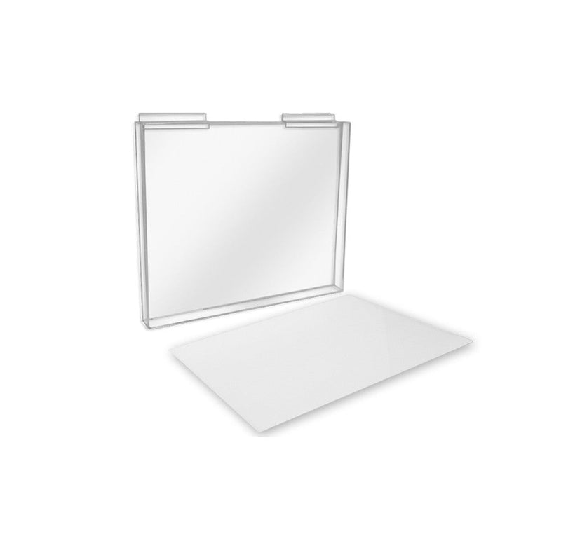 11-1/2'' x 15'' Slatwall Acrylic T-Shirt Display Holder Lucite Frame With Shirt Board