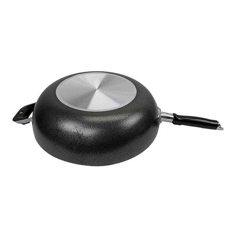 12-1/2''(32cm) Non-Stick Coating Wok Pan Side Handle Cooking Pot Cookware Kitchen