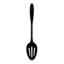 13'' Black Nylon Slotted Spoon Stainless Steel Handle Kitchen Tools Utensil