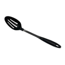 13'' Black Nylon Slotted Spoon Stainless Steel Handle Kitchen Tools Utensil