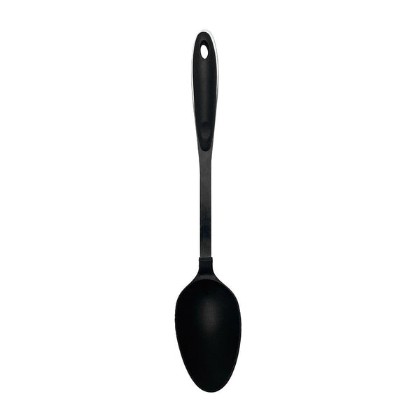 13'' Black Nylon Spoon Stainless Steel Handle Kitchen Tools Utensil