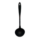 13-1/2'' Black Nylon Ladle Stainless Steel Handle Kitchen Tools Utensil