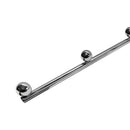14" Long Chrome Pegboard 6 ball Waterfall Hanging Fixture Display