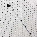 14" Long Chrome Pegboard 6 ball Waterfall Hanging Fixture Display