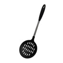 14'' Black Nylon Slotted Skimmer Stainless Steel Handle Kitchen Tools Utensil