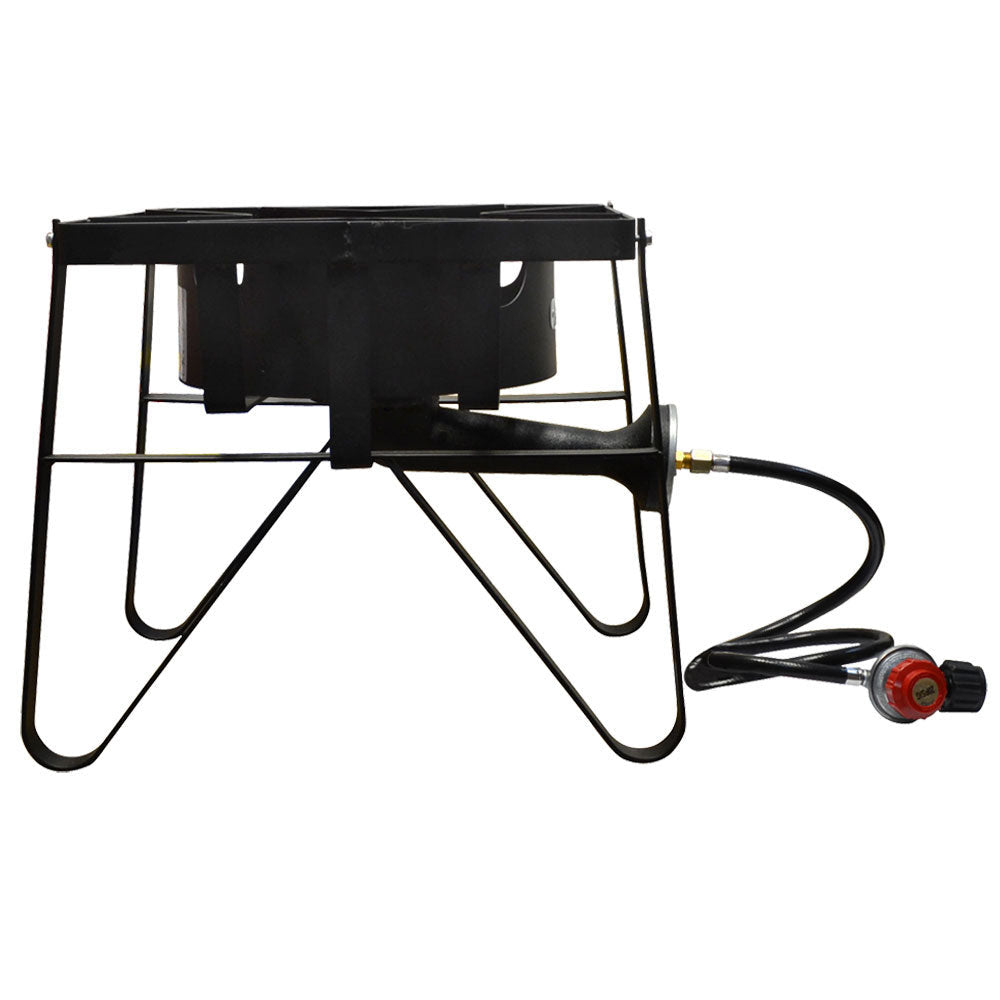 16'' SQUARE High Pressure Propane Gas Stove Single Burner Outdoor Cooker