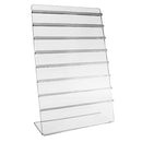 19''H Lucite Clear Acrylic Carded Earring Display Stand Retail Store Fixture