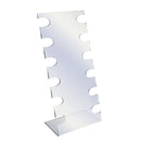 2 Pc 6 Pairs Lucite Acrylic Eyeglass Display Holder Countertop Eyewear Fixture Display Showcase