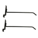2 Pc 8'' Raw Steel Slatwall Hook Hooks Retail Display Wire Metal Hanger