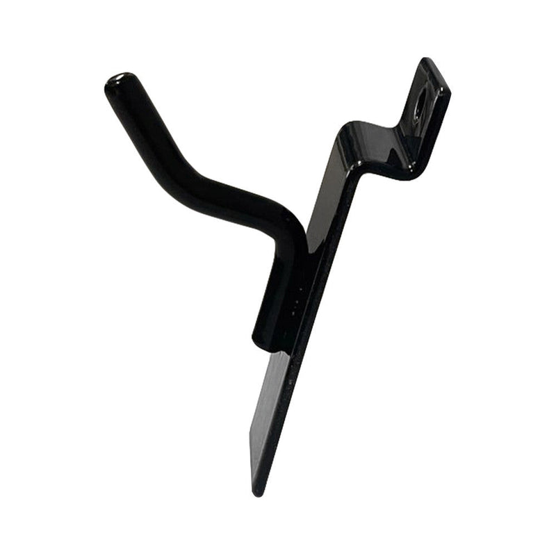 2 Pcs 1'' Black Slatwall Hook Hooks Retail Display Wire Metal Hanger