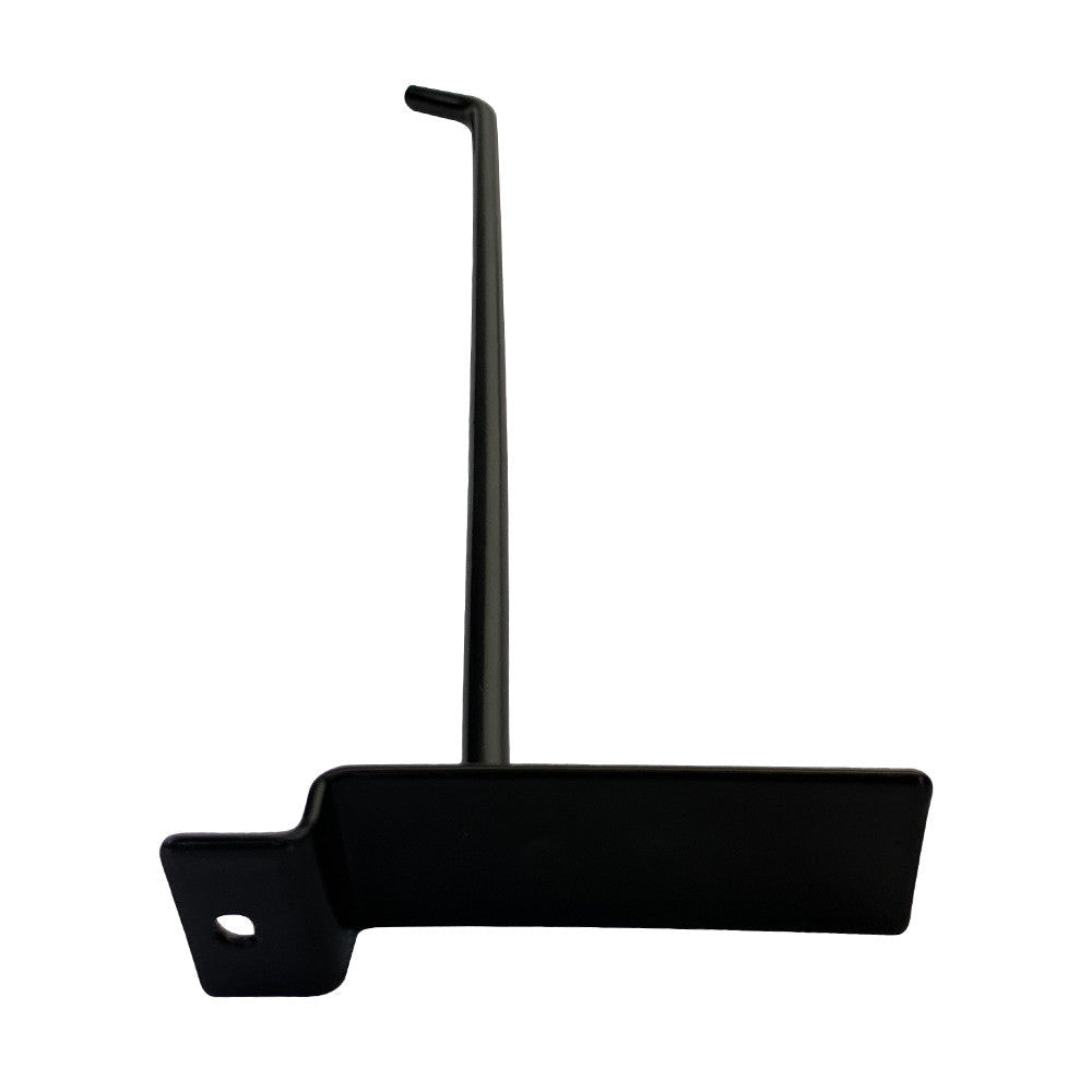 2 Pcs 10'' Black Slatwall Hook Hooks Retail Display Wire Metal Hanger