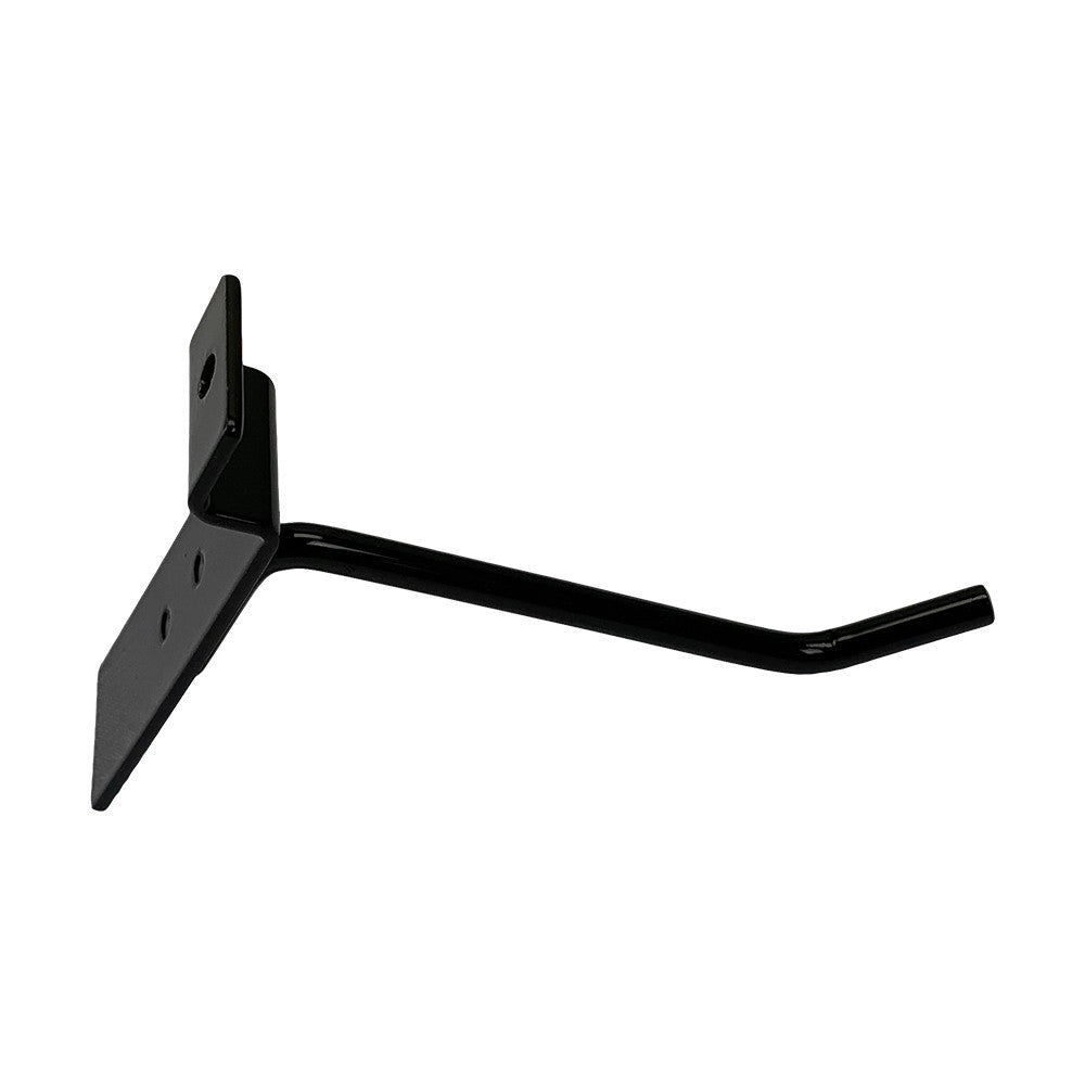 2 Pcs 4'' Black Slatwall Hook Hooks Retail Display Wire Metal Hanger