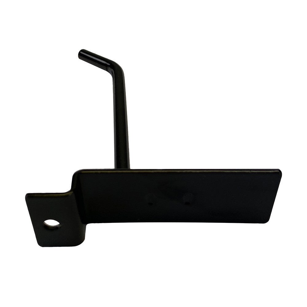 2 Pcs 4'' Black Slatwall Hook Hooks Retail Display Wire Metal Hanger
