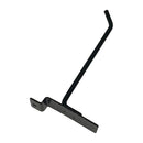 2 Pcs 6'' Black Slatwall Hook Hooks Retail Display Wire Metal Hanger