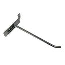 2 Pcs 6'' Chrome Slatwall Hook Hooks Retail Display Wire Metal Hanger