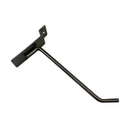 2 Pcs 6'' Raw Steel Slatwall Hook Hooks Retail Display Wire Metal Hanger