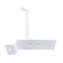 2 Pcs 6'' White Slatwall Hook Hooks Retail Display Wire Metal Hanger