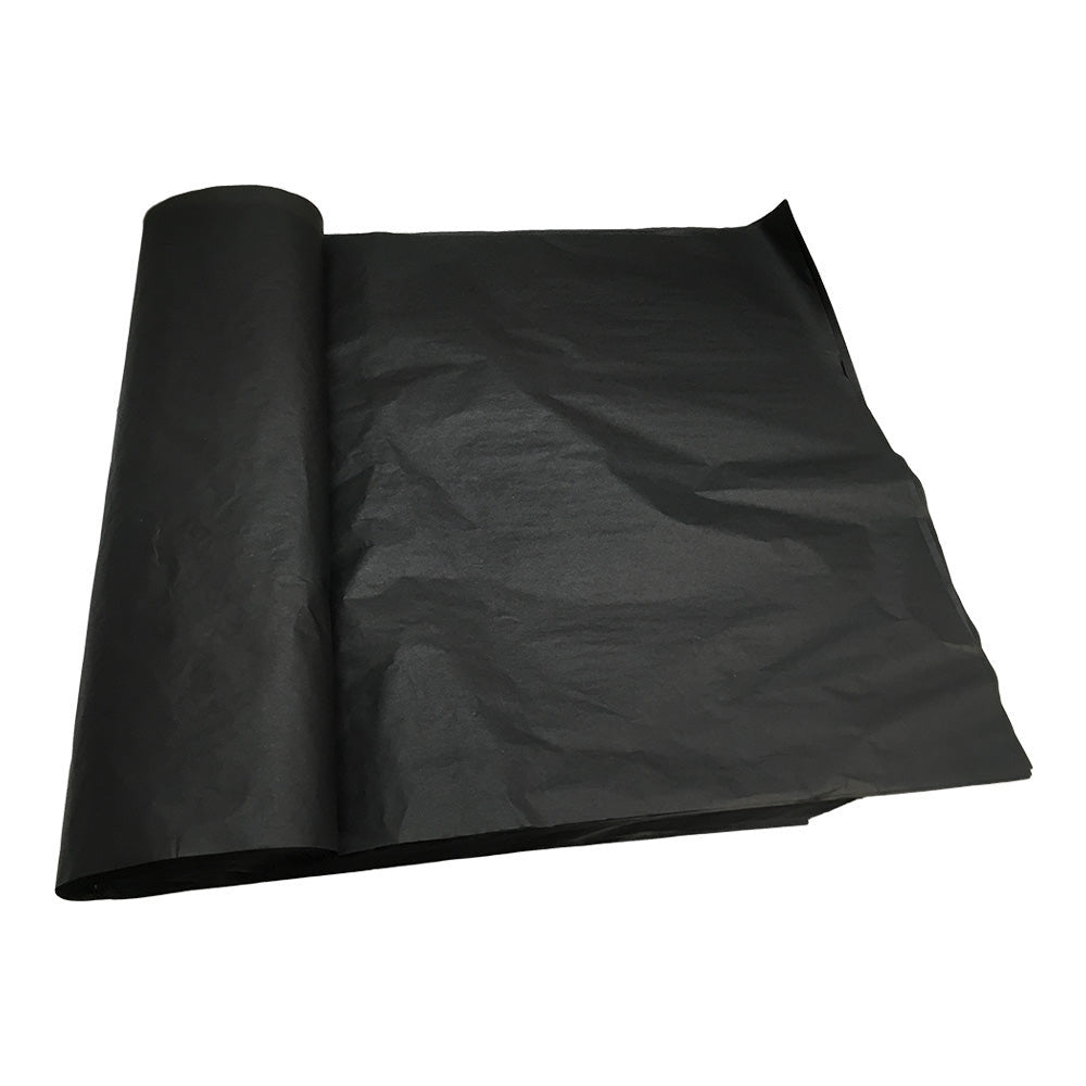 20 Pc 20" x 30" BLACK Tissue Paper Gift Wrapping Packing Fill Cushioning Tissues