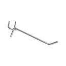 20 PC Peg Board 8" Long Shelving Hooks 1/8" Thick Pegboard Zinc Steel Wire Wall Panel Board Display