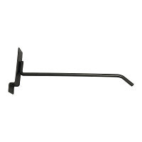 24 Pc 8'' Raw Steel Slatwall Hook Hooks Retail Display Wire Metal Hanger