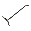 24 Pc 8'' Raw Steel Slatwall Hook Hooks Retail Display Wire Metal Hanger