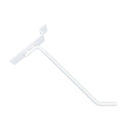 24 Pcs 6'' White Slatwall Hook Hooks Retail Display Wire Metal Hanger
