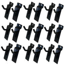 25 Pcs 1'' Black Slatwall Hook Hooks Retail Display Wire Metal Hanger