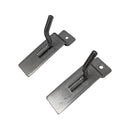 25 Pcs 1'' Raw Steel Slatwall Hook Hooks Retail Display Wire Metal Hanger