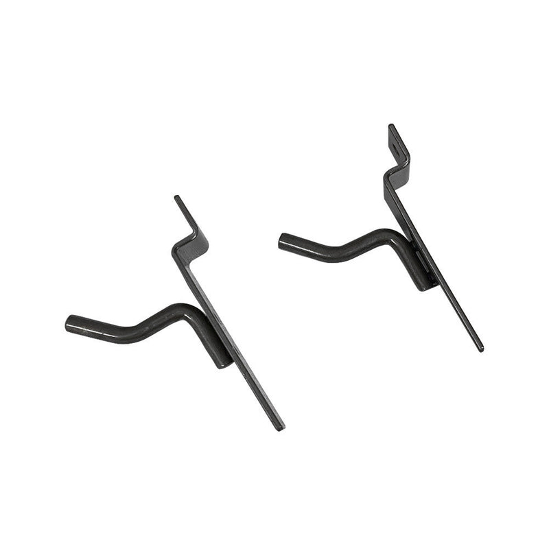 25 Pcs 1'' Raw Steel Slatwall Hook Hooks Retail Display Wire Metal Hanger
