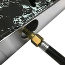 28" x 17" Propane Double Stove 2 Gas Burner MARBLE PRINT Tempered Glass Cooktop Steel Body