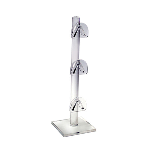 3 Tier Clear Acrylic SUNGLASSES DISPLAY RACK Eyewear Holder Counter Top Free Standing