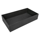 3" Deep Black Stackable Jewelry Tray Organizer Display Showcase