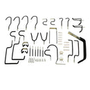 30 PCS Home Garage Storage Wall Mount Hook Set Vinyl-Coated Steel