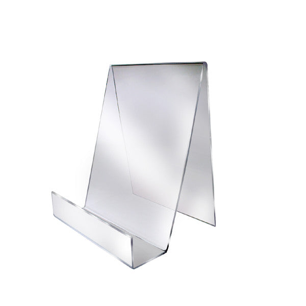 4 Pc 4-1/2''H Clear Acrylic Book Clutch Bag Easel Literature Holder Rack Stand Display Fixture
