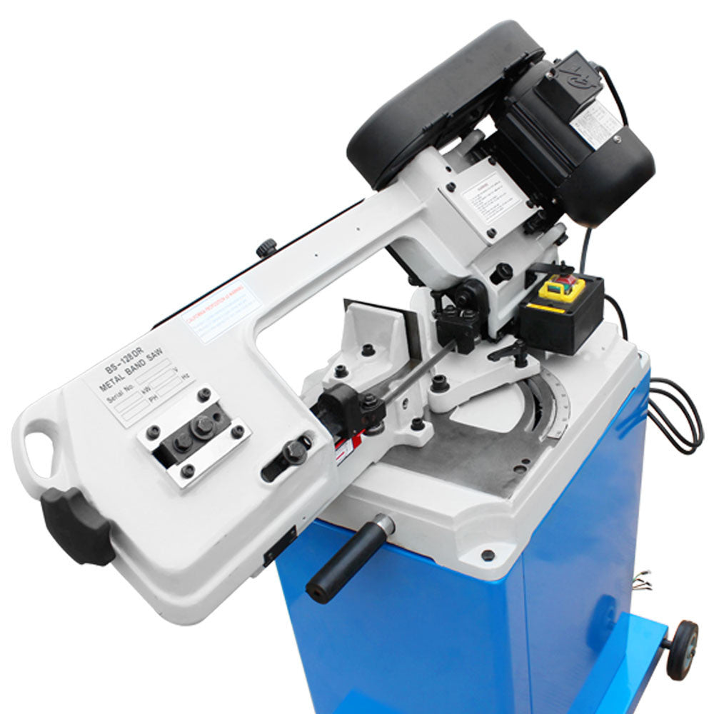 5" x 6" Metal Cutting Band Saw Vertical & Horizontal Dual Mode 3-Phase 220V 1/2 HP Motor Industrial Heavy Duty Bandsaw for Steel, Aluminum & Iron