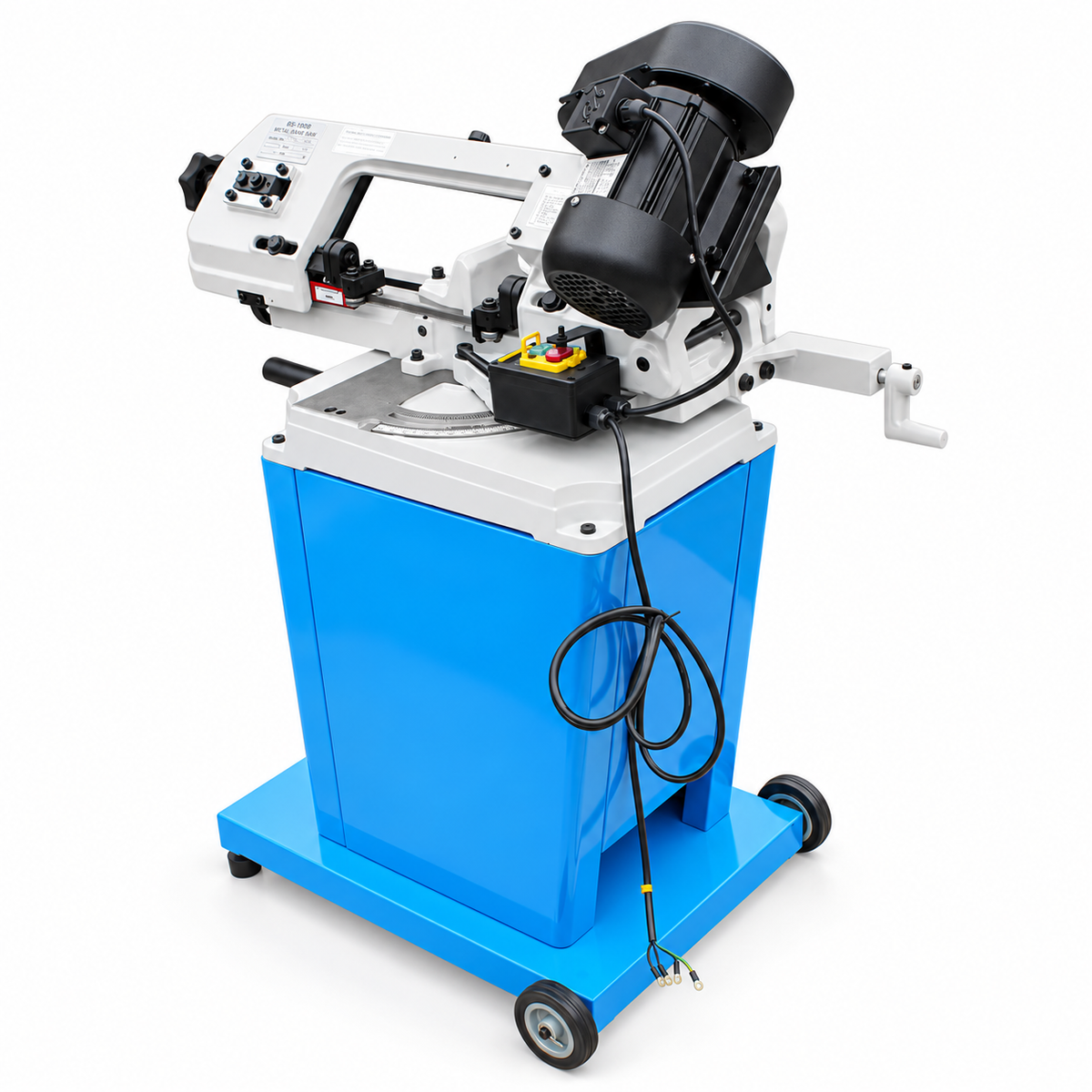 5" x 6" Metal Cutting Band Saw Vertical And Horizontal Dual Mode 3-Phase 220V 1/2 HP Industrial Bandsaw For Steel, Aluminum, And Iron