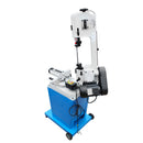 Industrial horizontal band saw for cutting steel, iron, and aluminum