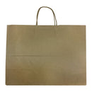 50 PC 16" Vogue Shopping Bags Brown Kraft Paper Recycled Retail Supplies