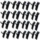 50 Pcs 1'' Black Slatwall Hook Hooks Retail Display Wire Metal Hanger