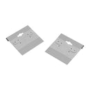 500 PC Grey Plastic Earring Card 2" x 2" Hang Jewelry Display Plain Cards Retail Supplies