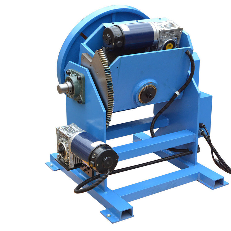 550-1100 LBS Welding Positioner Positioning Turn Rotary Table Tilt 0-45-90 Degree 110V Weld