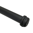 6 PC 12" Slatwall Pipe Straight Faceout Hook Industrial Vintage Pipeline Rack Black