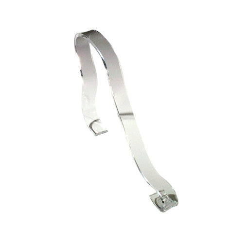 6 PC 8" x 5" Acrylic Clear Shoe Shaper Support Sandal Insert Heel Form Retail Fixture