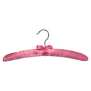 6 PCS 15" Pink Satin Padded Hangers Dress Lingerie Bridal Cloth Hanging