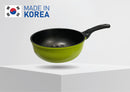 8'' (20cm) 3D Diamond Coating Nonstick Wok Cookware