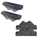 C-Frame 16 Ton Hydraulic Press 7-7/8" Stroke 2-Speed Hand Pump with Gauge