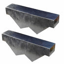 C-Frame 16 Ton Hydraulic Press 7-7/8" Stroke 2-Speed Hand Pump with Gauge